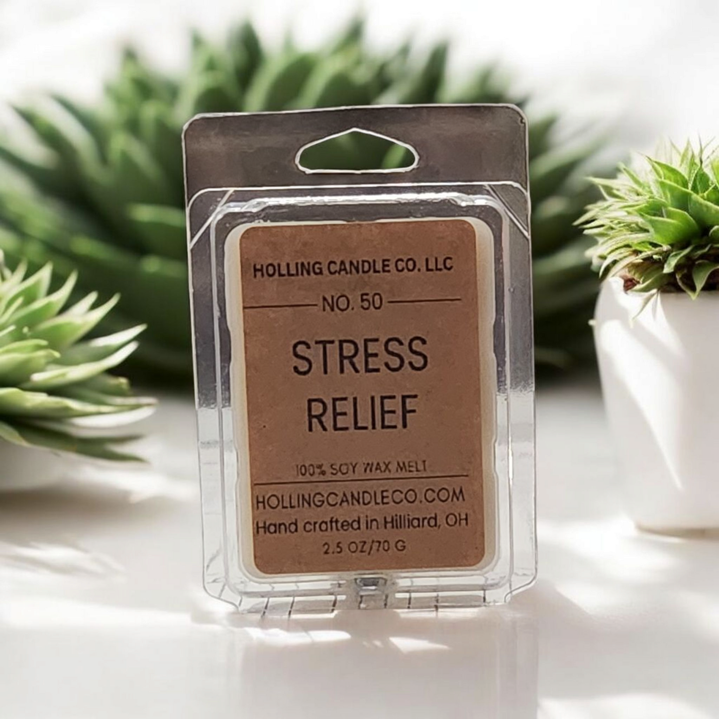 2.5 oz. Stress Relief Soy Wax Melts