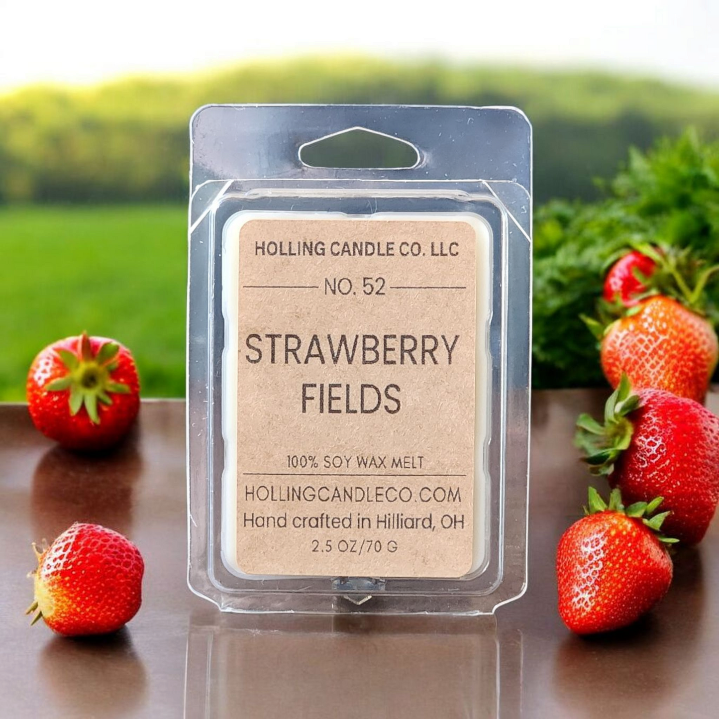 2.5 oz. Strawberry Fields Soy Wax Melts