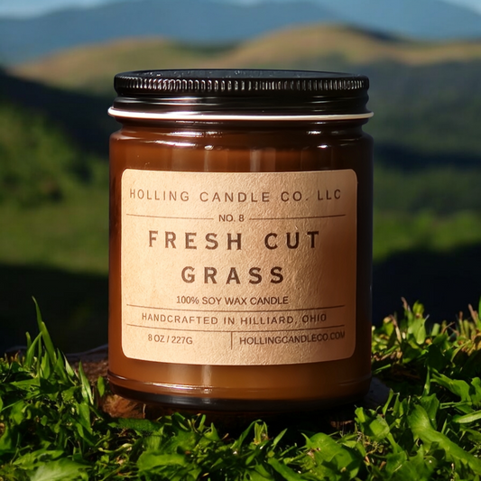 8 oz. Fresh Cut Grass Soy Wax Candle