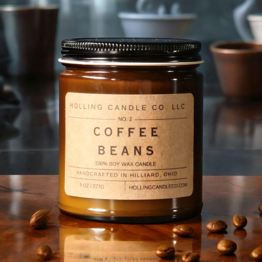 8 oz. Coffee Beans Soy Wax Candle
