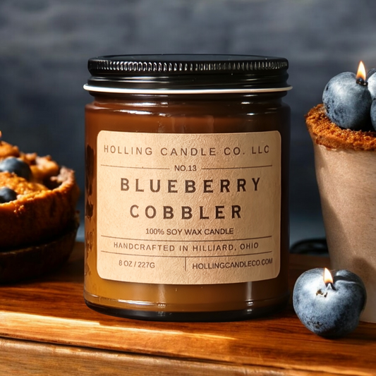 8 oz. Blueberry Cobbler Soy Wax Candle