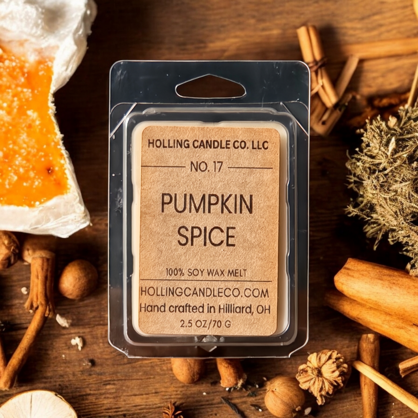2.5 oz. Pumpkin Spice Soy Wax Melts