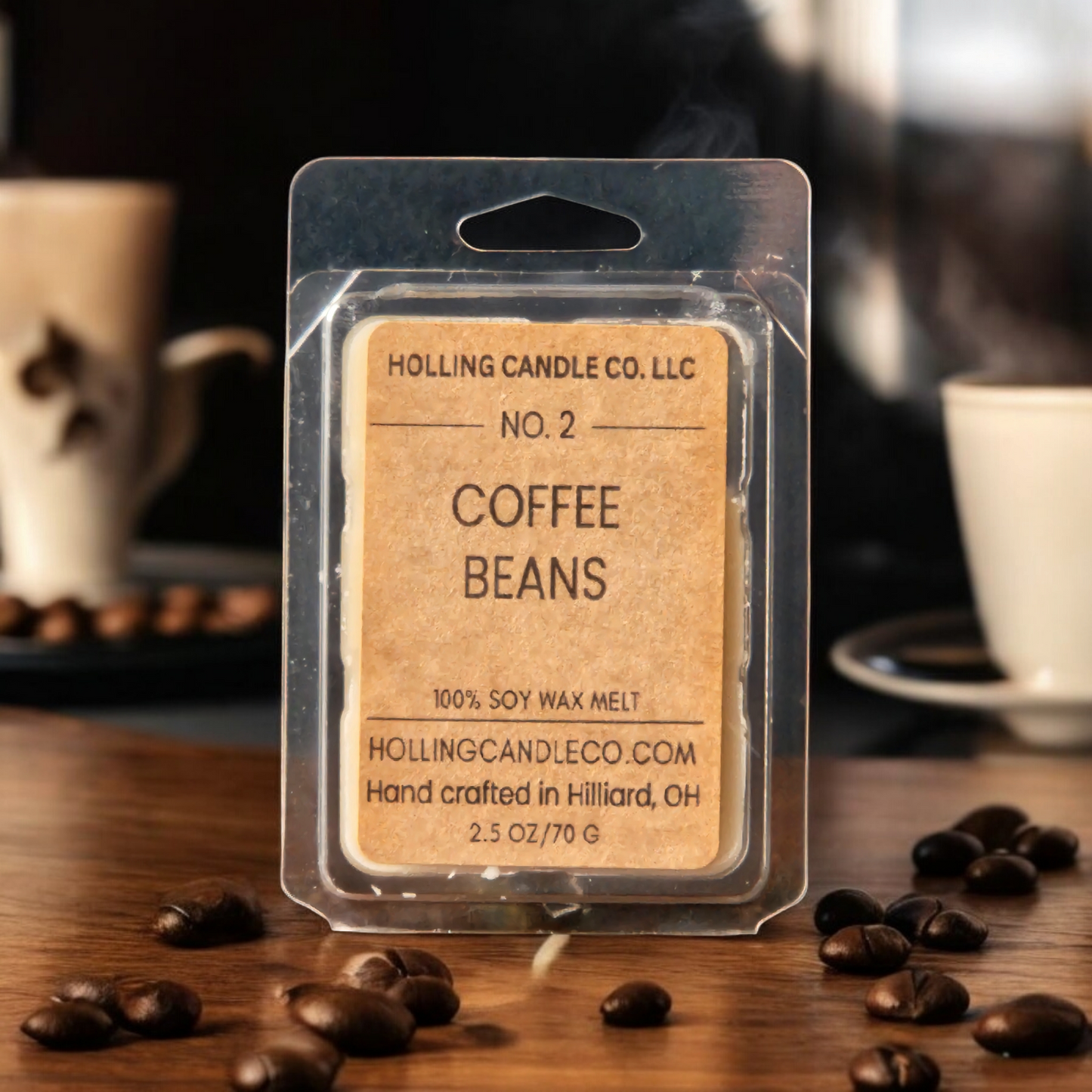 2.5 oz. Coffee Beans Soy Wax Melts