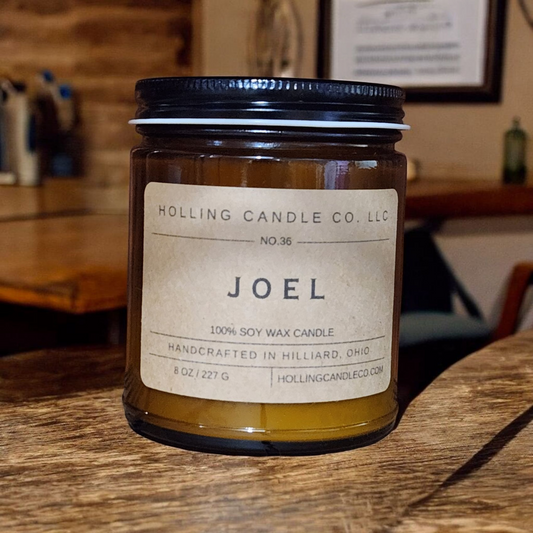 NX Joel 8oz. Soy Candle.