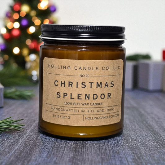 8 oz. Christmas Splendor Soy Wax Candle