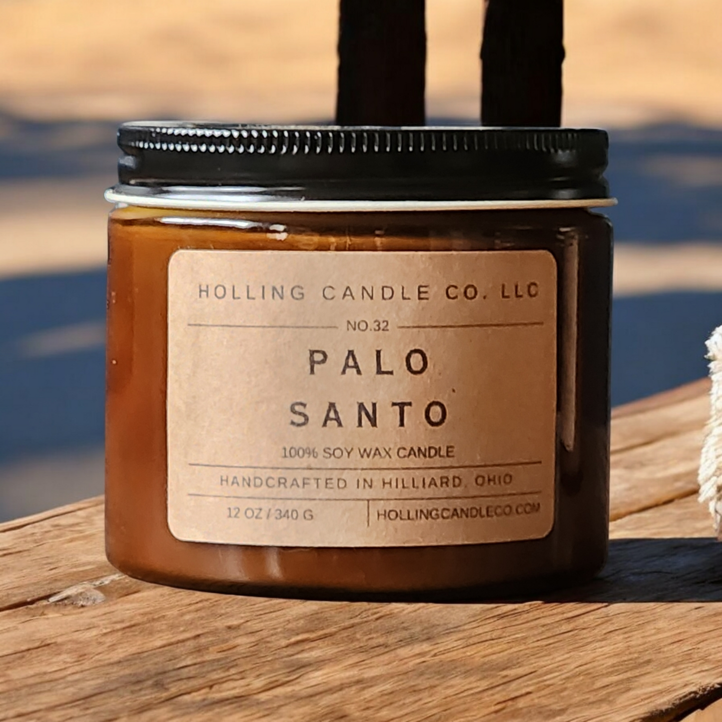 Double Wick 12 oz. Palo Santo Soy Wax Candle