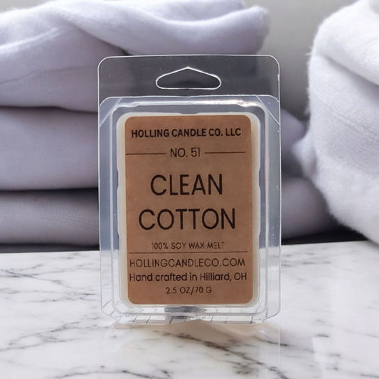 2.5 oz. Clean Cotton Soy Wax Melts