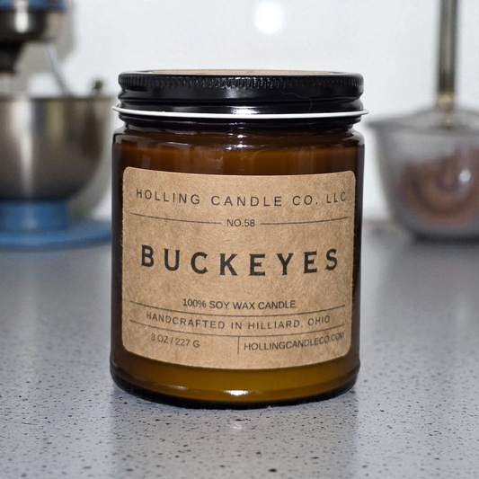 8 oz. Buckeyes Soy Wax Candle