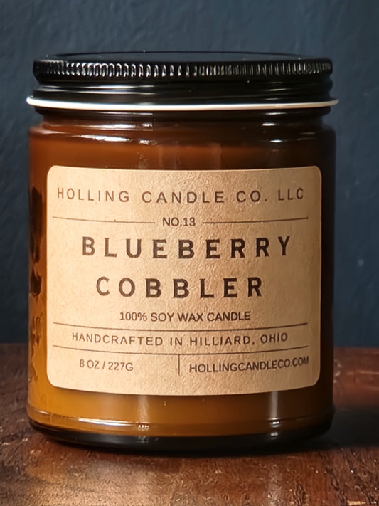 Blueberry Cobbler 8oz Soy Candle