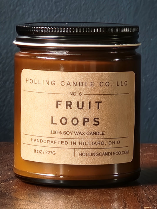 Fruit Loops 8oz. Soy Candle