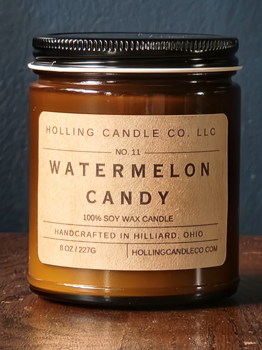 Watermelon Candy 8oz. Soy Candle