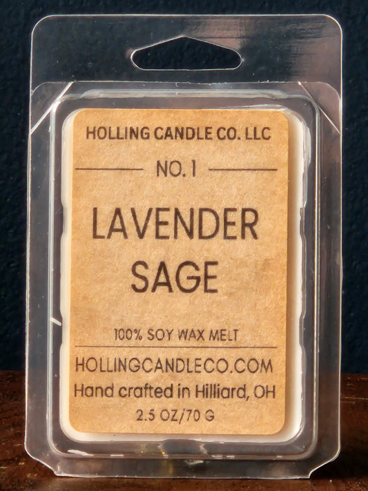 Lavender Sage 2.5 oz. Soy Wax Melt