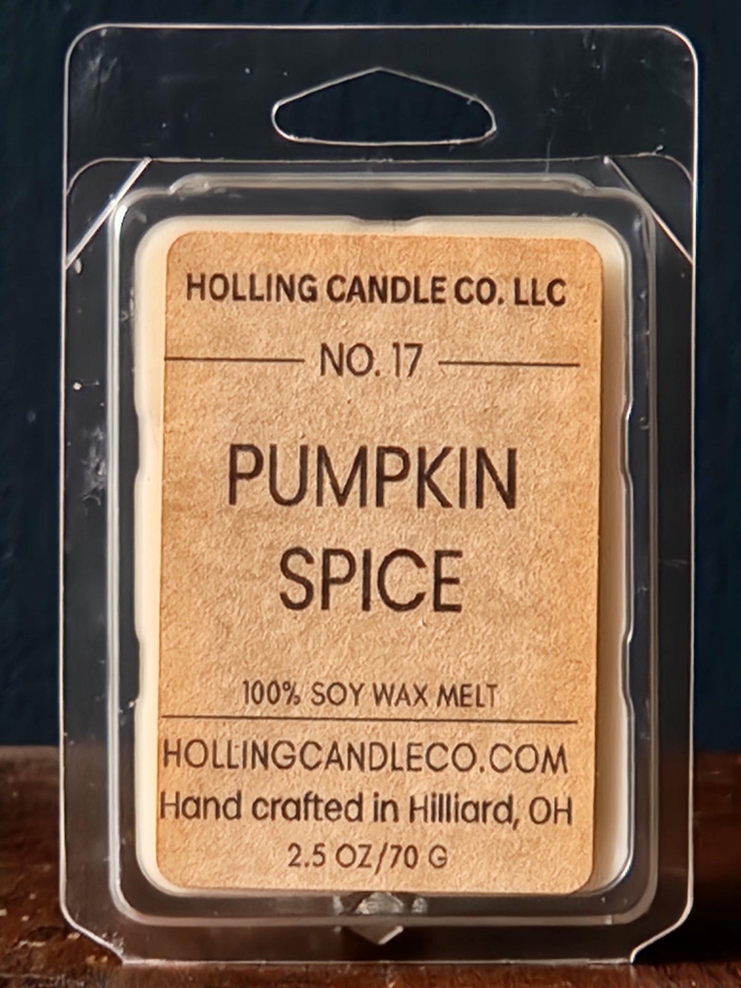 Pumpkin Spice Soy Wax Melts 2.5oz.