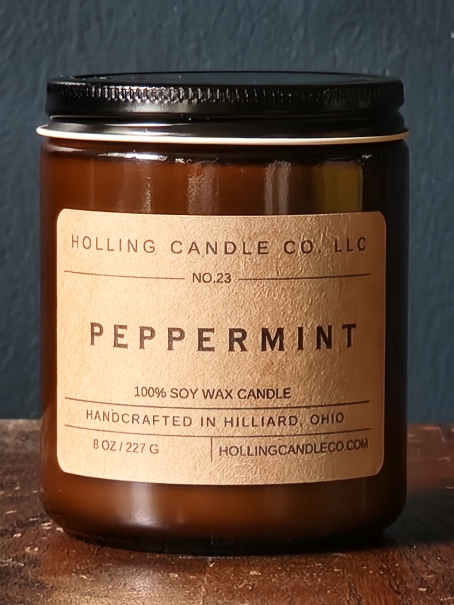 8oz. Peppermint Soy Wax Candle