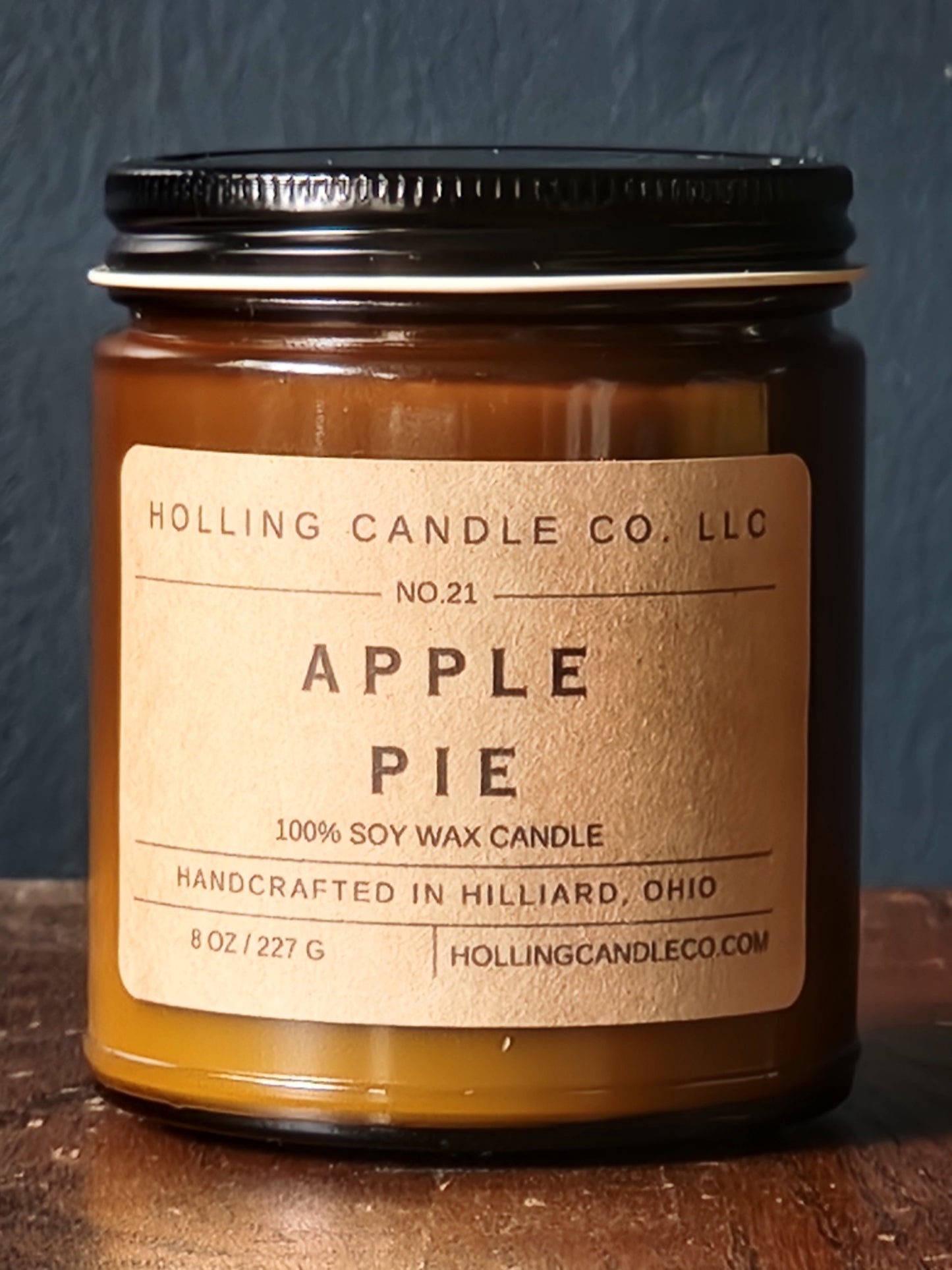 8oz. Apple Pie Soy Wax Candle.