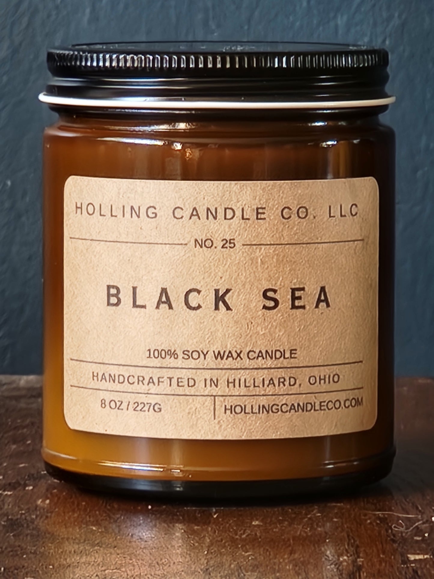 8oz. Black Sea Soy Wax Candle