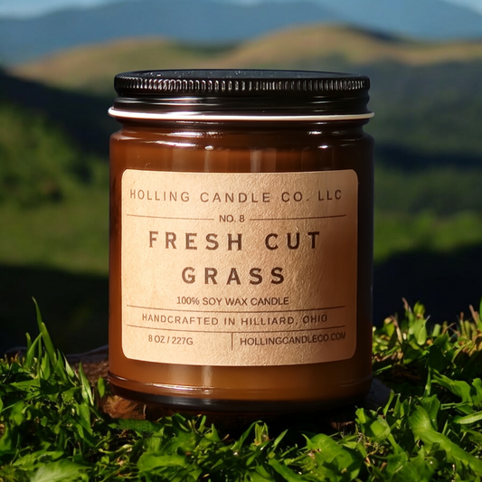 8oz. Fresh Cut Grass Soy Wax Candle