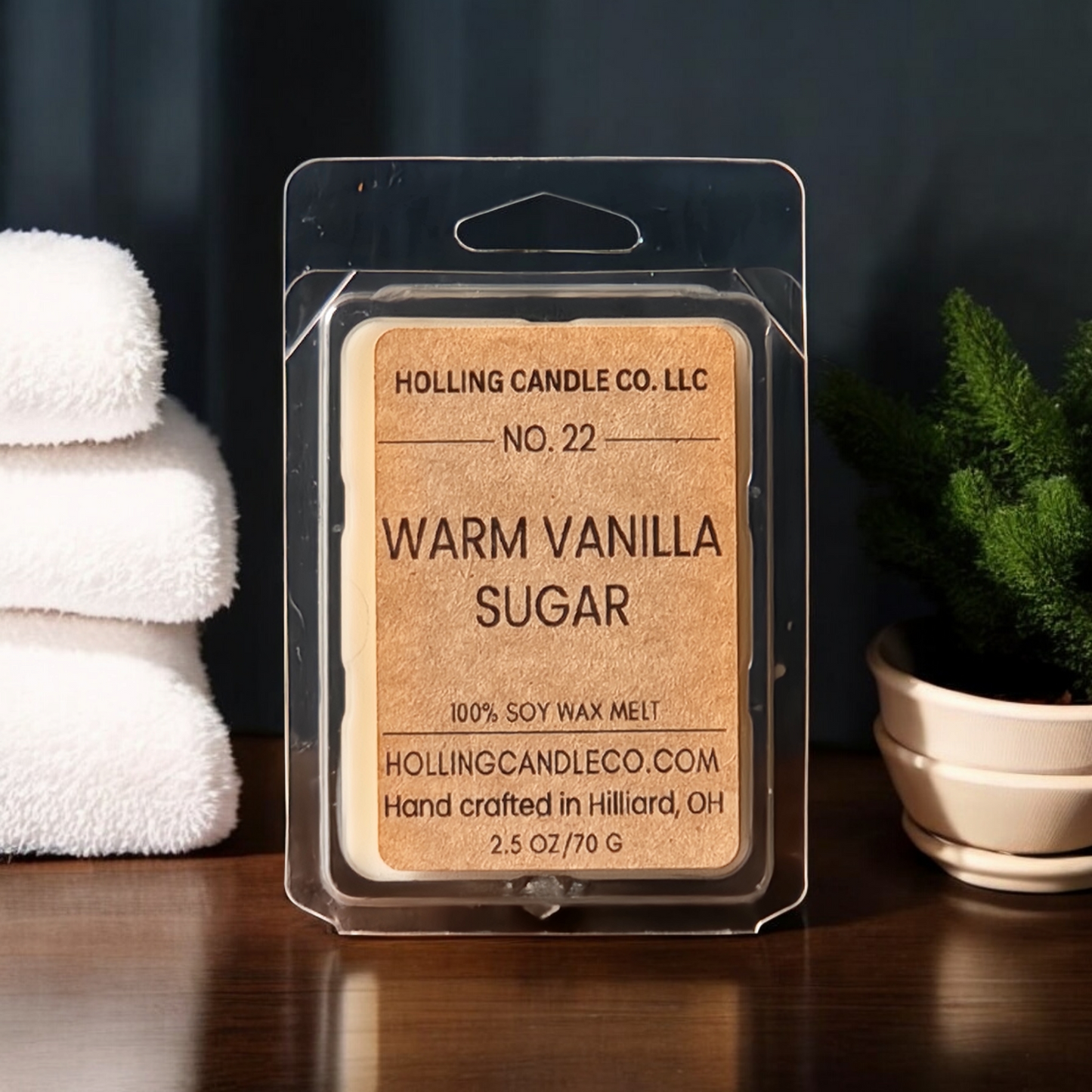 2.5oz Warm Vanilla Sugar Soy Wax Melts