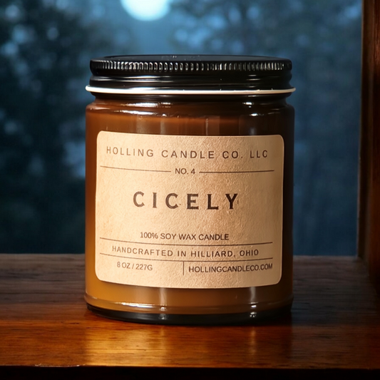 8oz. Cicely Soy Wax Candle