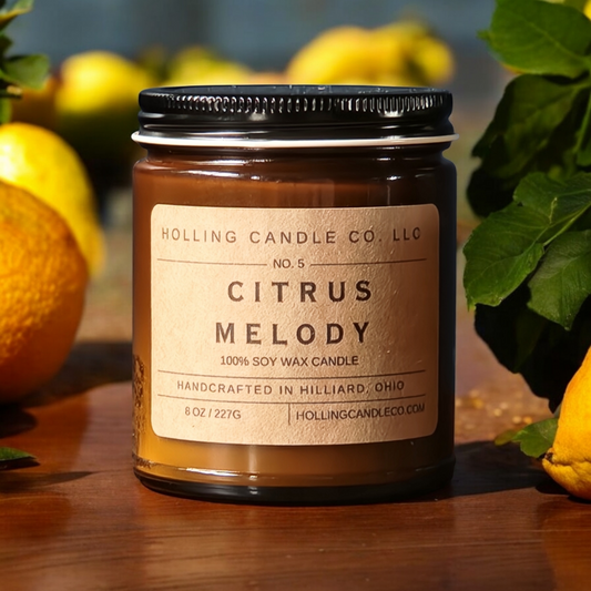 8oz. Citrus Melody Soy Wax Candle