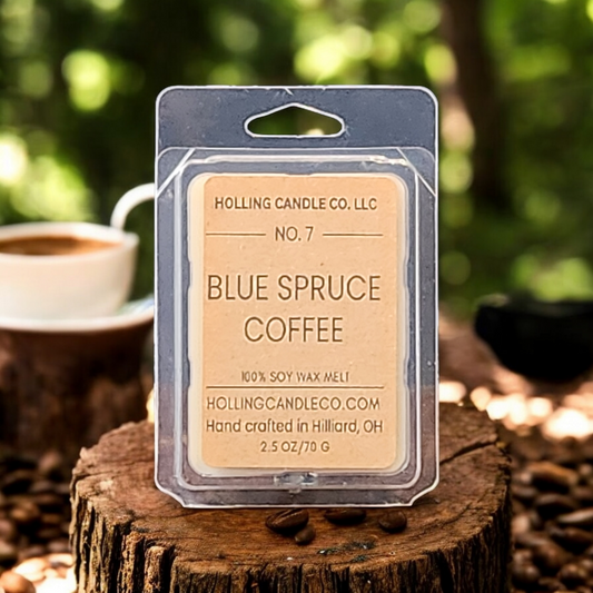 Blue Spruce Coffee Soy Wax Melts 2.5oz.