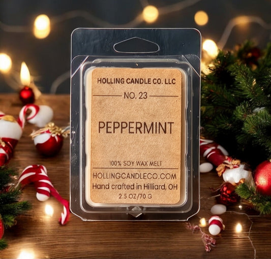 Peppermint Soy Wax Melts 2.5oz.