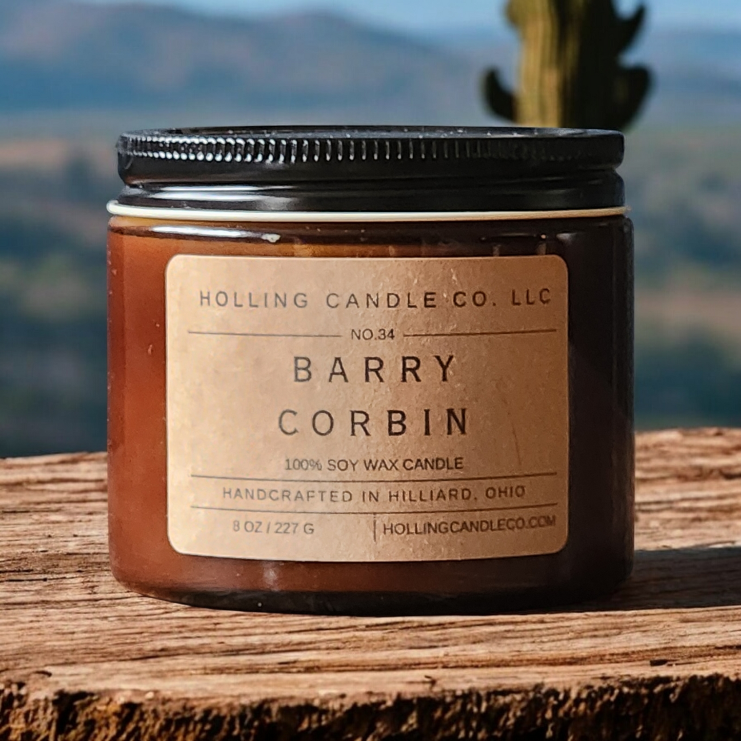 Double Wick 12oz Barry Corbin’s Candle